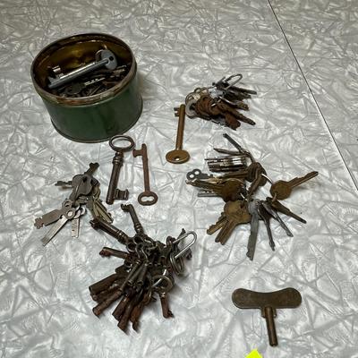 Tin of keys