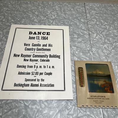 Two antique advertising signs