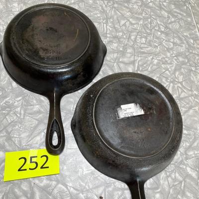 Cast Iron #3 Set of skillets