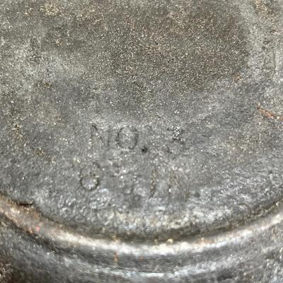 Cast Iron #3 skillets