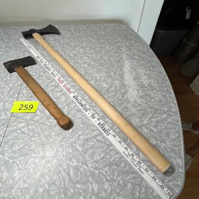 Hatchet & ax
