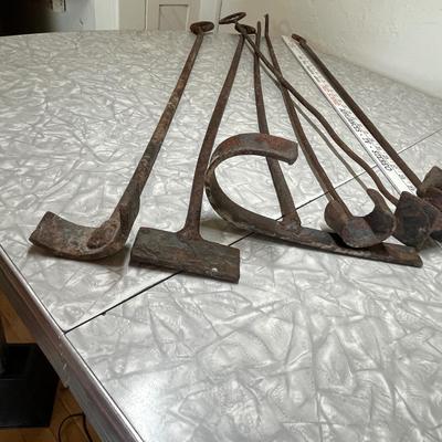 Long handled Branding Irons #1