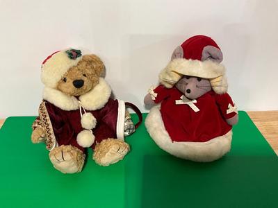 Santa Bear and Mouse