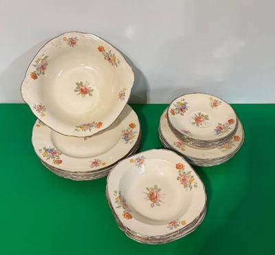 100 yr old China stamped Alfred Meakin England