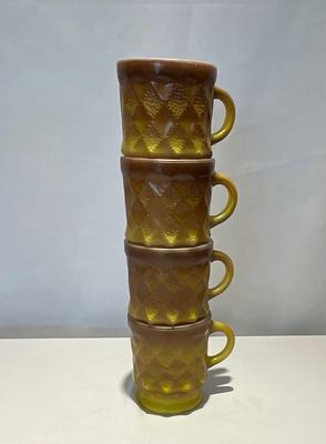 Vintage Anchor Hocking Fire King Kimberly Cups