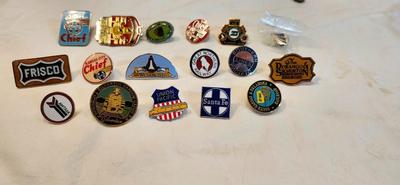 Vintage Lot of Railroad Train Lapel Pin