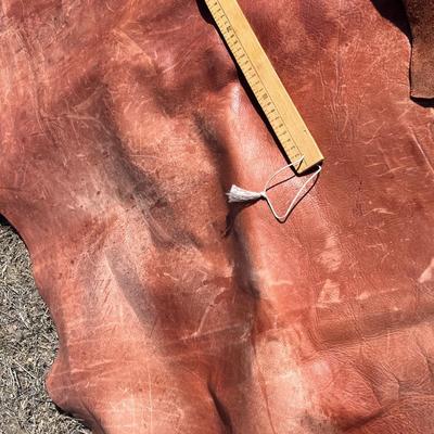 Large lot of leather