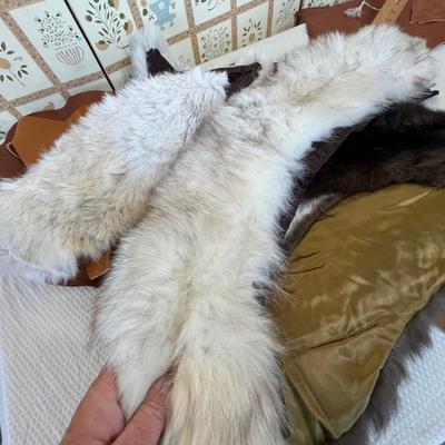 Leather & fur pieces