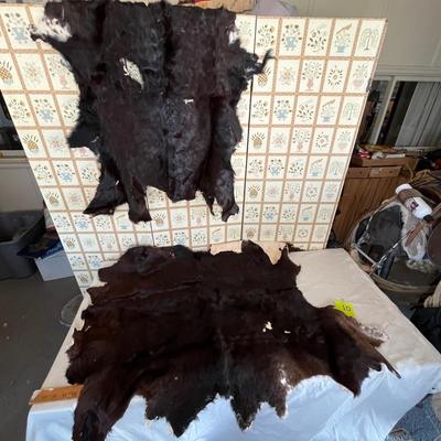 2 medium hides