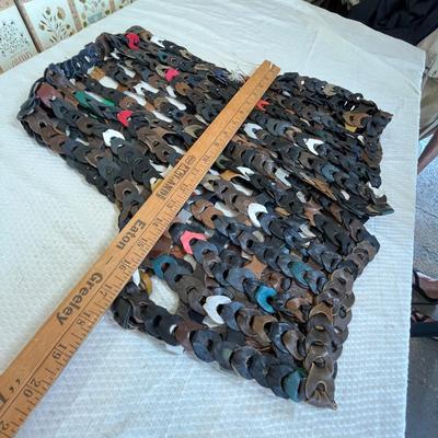 Super cool scrap leather vest