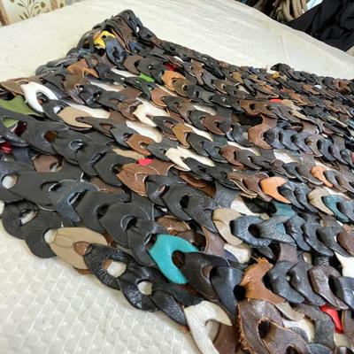 Super cool scrap leather vest