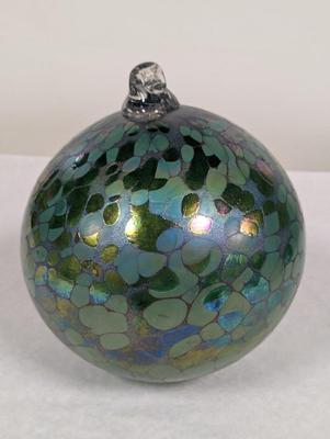 Large Hand Blown Glass Ornament