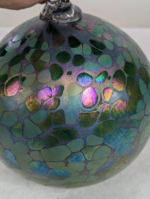 Large Hand Blown Glass Ornament
