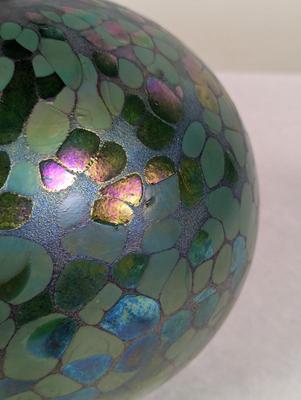 Large Hand Blown Glass Ornament