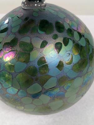Large Hand Blown Glass Ornament
