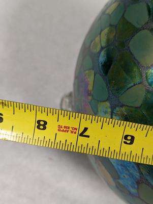 Large Hand Blown Glass Ornament