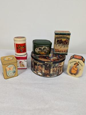 Collection Of Vintage Tins