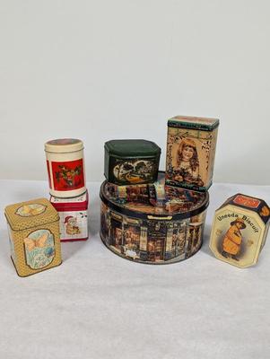 Collection Of Vintage Tins