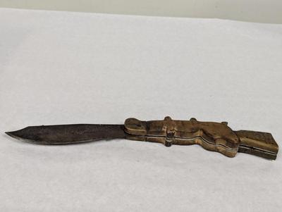 Gun Handled Folding Knife