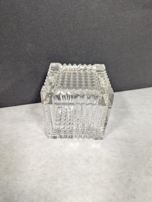 Mikasa Crystal Cut Glass Trinket Box With Lid Choice 1