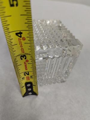 Mikasa Crystal Cut Glass Trinket Box With Lid Choice 1