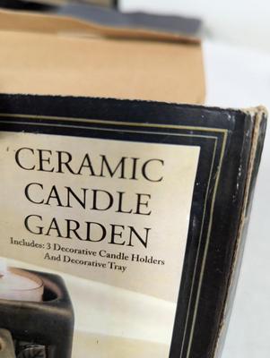 Ceramic Candle Garden Decor