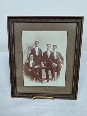 Antique Framed Men In Tuxedos