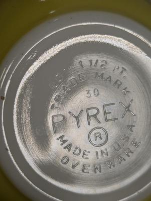 Blue & White Pyrex Mixing Bowls