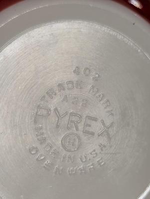 Blue & White Pyrex Mixing Bowls