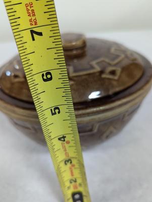 Diamond & Block Glazed Mixing Bowl With Lid Choice 3