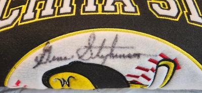 Coach Gene Stephenson HOF 2014 Signed WSU Shocker Banner