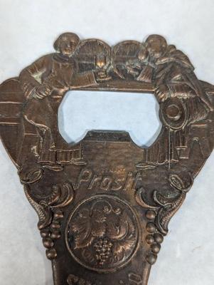 Vintage Solid Brass German Bottle Opener