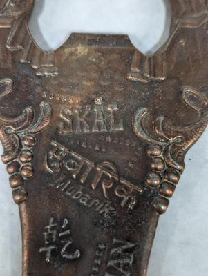 Vintage Solid Brass German Bottle Opener
