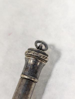 Old Silver Plated Wahl Eversharp Lead Mechanical Pencil With Top Ring Made In USA