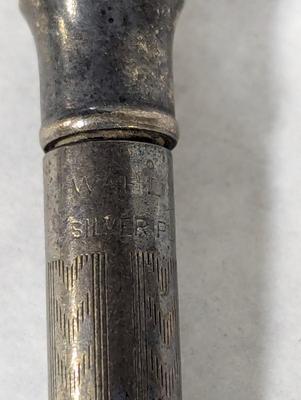 Old Silver Plated Wahl Eversharp Lead Mechanical Pencil With Top Ring Made In USA