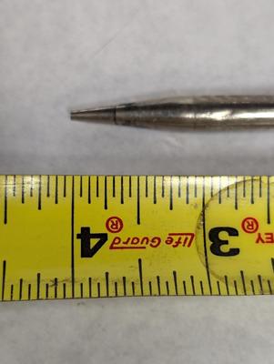 Old Silver Plated Wahl Eversharp Lead Mechanical Pencil With Top Ring Made In USA