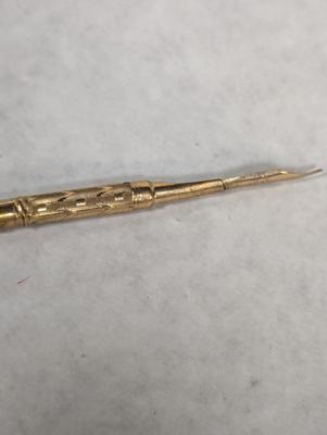 No. 1 New York Mother Of Pearl Scroll Dip Pen