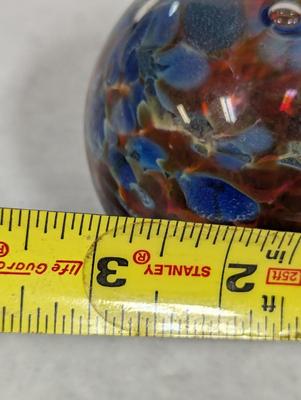 Signed Multi-Color Paperweight