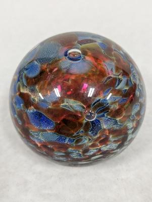 Signed Multi-Color Paperweight