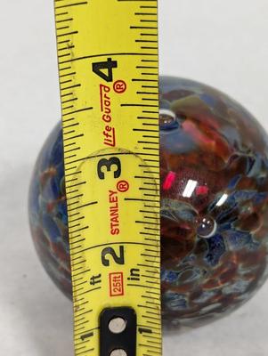 Signed Multi-Color Paperweight