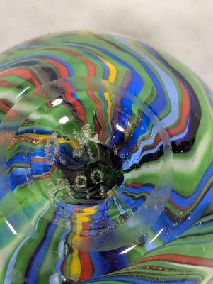 Handcrafted Glass Paperweights 1 Is Signed