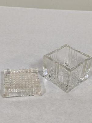 Mikasa Crystal Cut Glass Trinket Box With Lid Choice 2