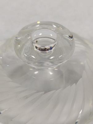 Vintage Glass Perfume Bottle No Top