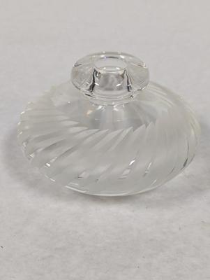Vintage Glass Perfume Bottle No Top