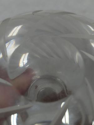 Vintage Glass Perfume Bottle No Top