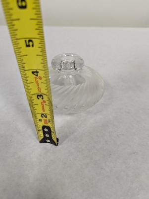 Vintage Glass Perfume Bottle No Top
