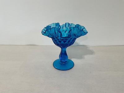 Vintage Blue Glass Items