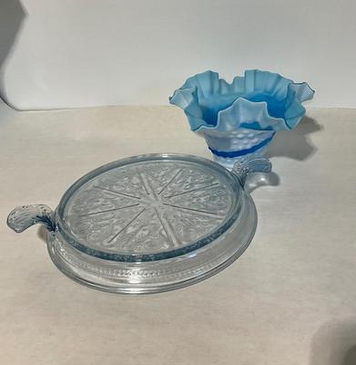 Vintage Blue Glass Items