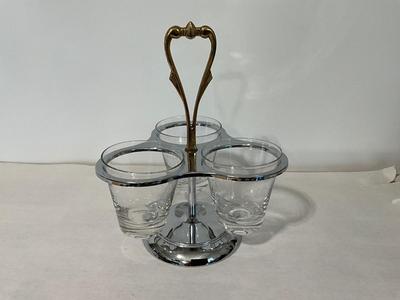 Vintage Kromex Condiment Caddy