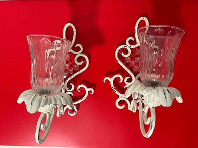 Wall Mounted Metal Candle Holders